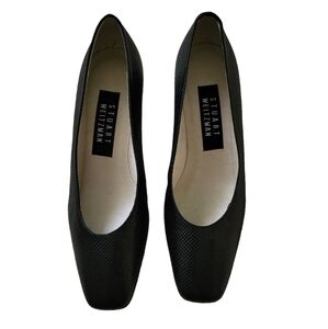 Stuart Weitzman Square Toe Kitten Heels